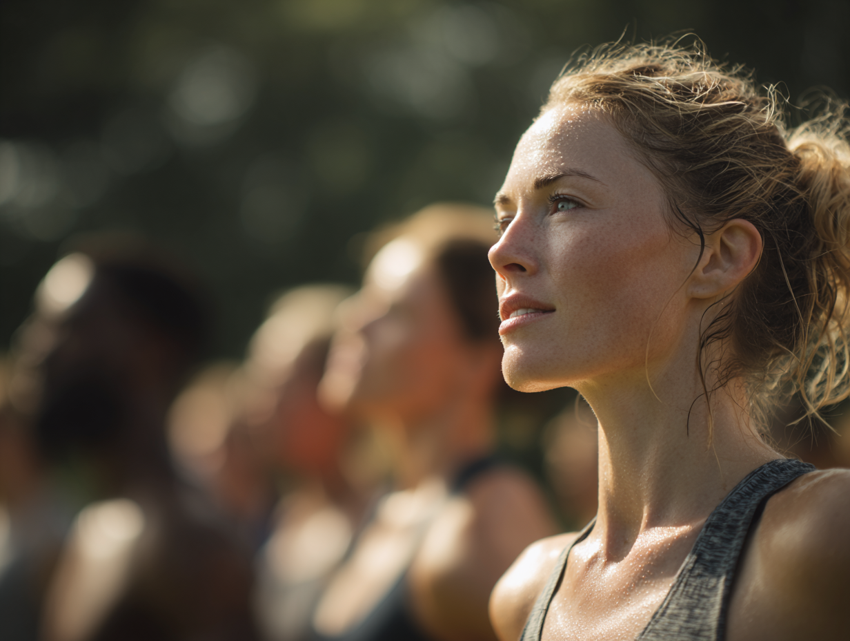 Тренування на свіжому повітрі з групою